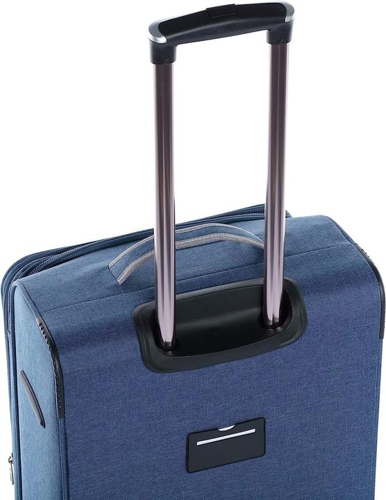 Actual product image Fergé Light Blue and Grey Set of 3 (110 l, Hand luggage (up to 50 litres), L (90 - 115l), XL (from 140l))