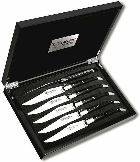 Laguiole en Aubrac Steak knife (6 Piece, Knife)