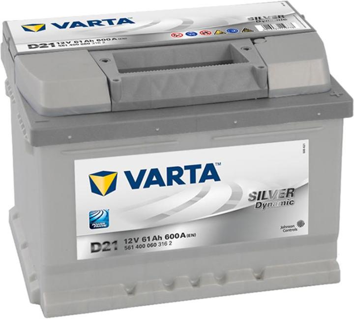 Actual product image Varta Silver Dynamic D21 (12 V, 61 Ah, 600 A)