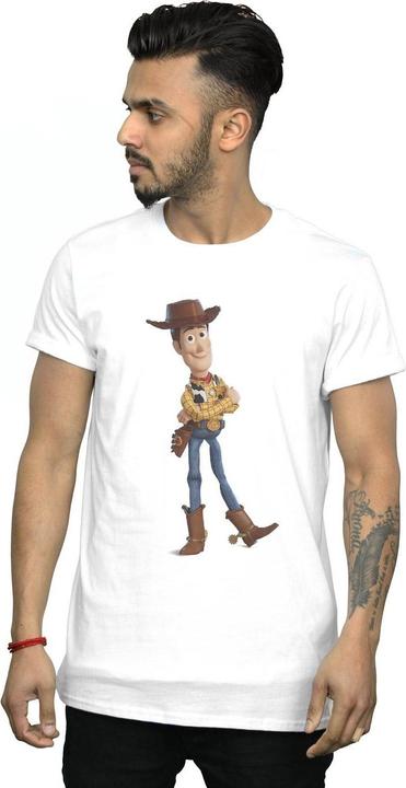 Actual product image Disney Mens Toy Story 4 Sherrif Woody T-Shirt (XL)