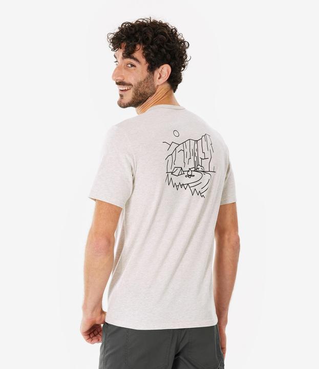 Actual product image Quechua Wandershirt Herren- NH100 beige (XL)