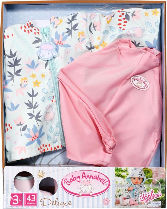 Produktbild Baby Annabell Zapf 710074 Deluxe Regen Set 43cm