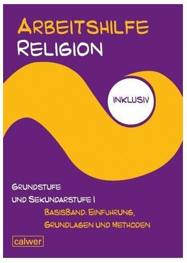 Actual product image Arbeitshilfe Religion inklusiv (German, Hartmut Rupp, Stefan Hermann, 2012)
