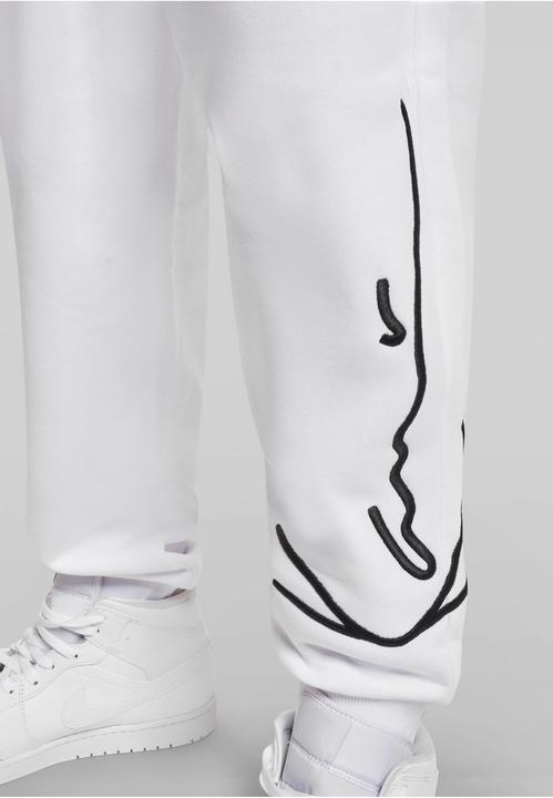 Actual product image Karl Kani KM223-102-3 KK Essential Sweatsuit (Relaxed fit sweatpants) white - 22119 (S)