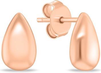 Brilio Silver - Drops rose gold earrings EA1149R