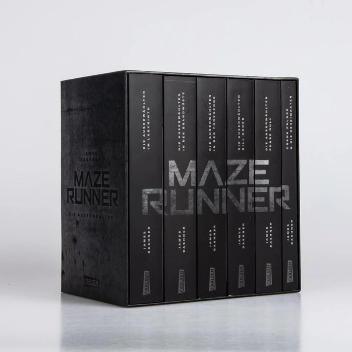 Image du produit Coffret Maze-Runner (6 volumes dans un coffret de poche, y compris un volume bonus avec "Crank (Katharina Hinderer, James Dashner, Ilse Rothfuss, Anke Caroline Burger, Allemand)