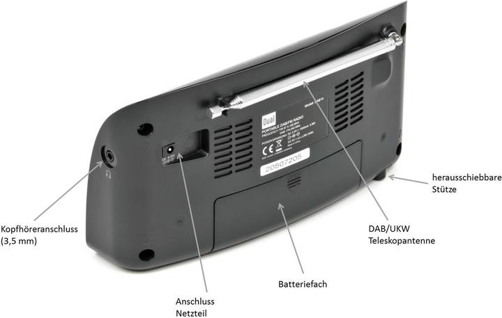 Produktbild Dual Dab 14 (DAB+, FM)