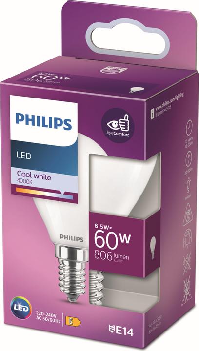 Produktbild Philips Led Kerze (E14, 6.50 W, 806 lm, 1 x, E)