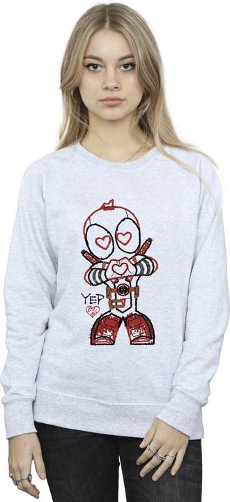 Produktbild Deadpool Love Beam Line Sweatshirt (M)