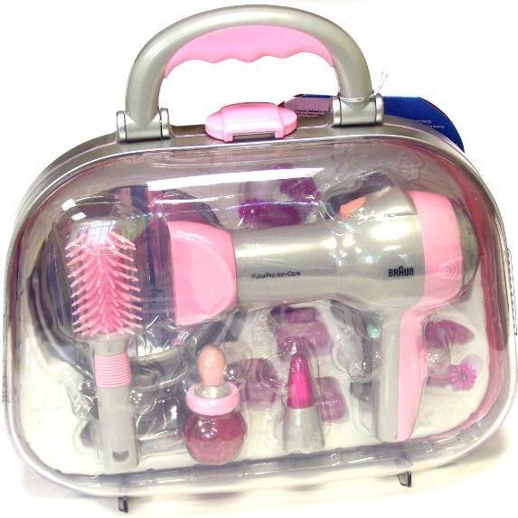 Produktbild Theo Klein Frisierkoffer mit Braun Haartrockner