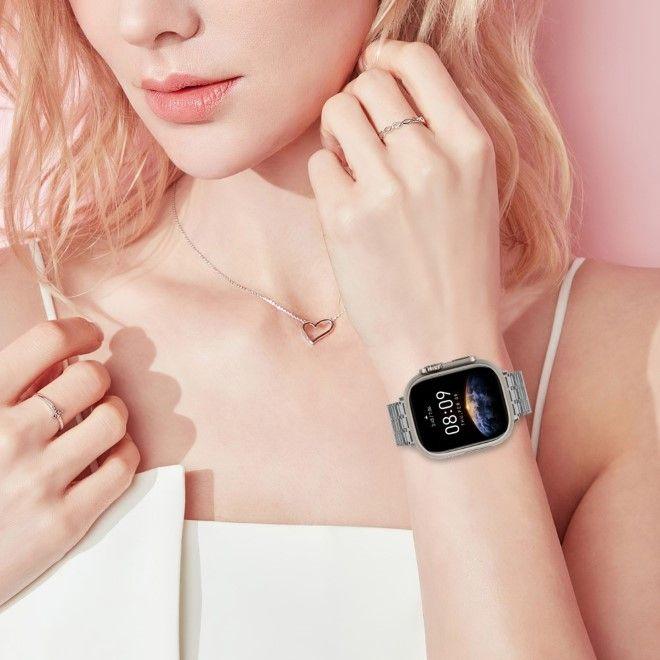Actual product image MU Classic Stainless Steel Series Stainless steel bracelet (24 mm, 42 mm, 44 mm, 45 mm, Stainless steel, Apple Watch Series 8, Apple Watch Series 3, Apple Watch Series 9, Apple Watch Series 1, Apple Watch Series 2, Apple Watch Series 7, Apple Watch Series 4, Apple Watch SE, Apple Watch Series 6, Apple Watch Series 5)