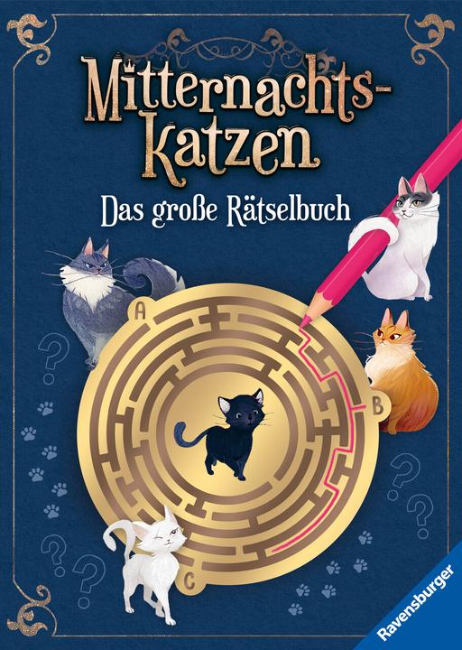 Ravensburger Mitternachtskatzen: Das grosse Rätselbuch Vielfältige Rätsel und Knobeleien für (Allemand, Elena Bruns, 2023)