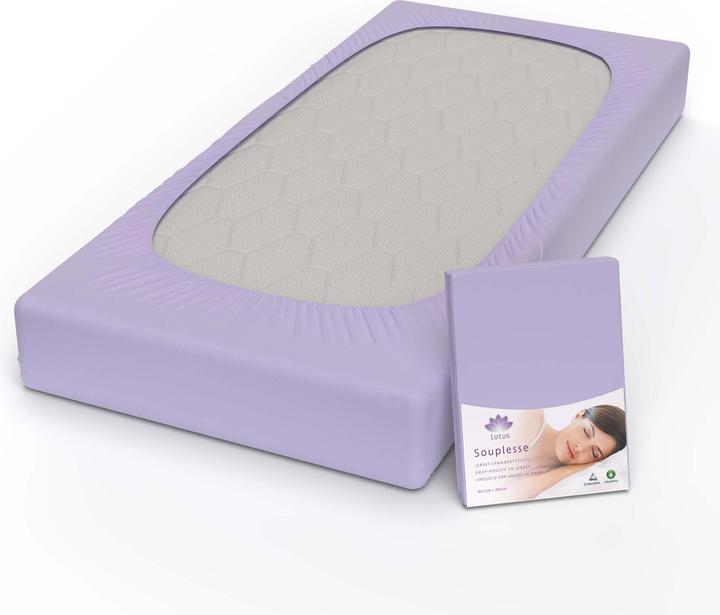 Produktbild Lotus Bettwaren Jersey Fixleintuch Souplesse (120 x 200 cm)