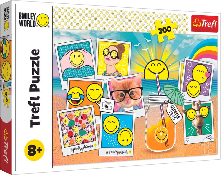 Actual product image Trefl Puzzle 300 Smiley on holiday (300 pieces)