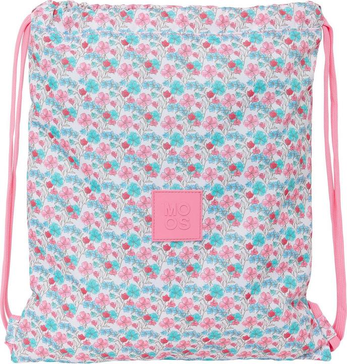 Produktbild Moos Rucksacktasche mit Bändern Flores Bunt 35 x 40 x 1 cm