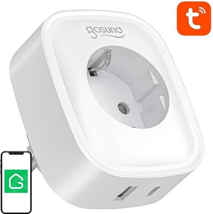 Produktbild Gosund SP6 16A USB-C 20W Tuya smart WiFi/Bluetooth socket