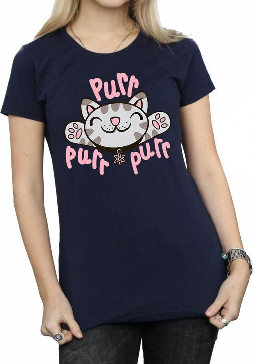 Actual product image Big Bang Theory Womens/Ladies Soft Kitty Purr Cotton T-Shirt (XXL)
