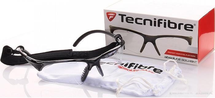 Image du produit Tecnifibre Lunettes de protection pour la courge (Orange, Noir, Noir, Orange)