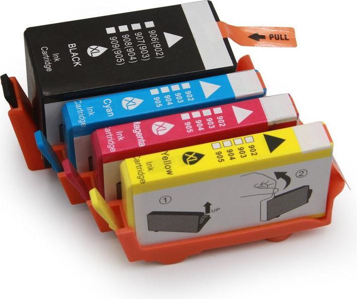 Produktbild Hermex Kompatible Tintenpatrone XL für HP OfficeJet Pro 6970 (M, BK, C, Y)