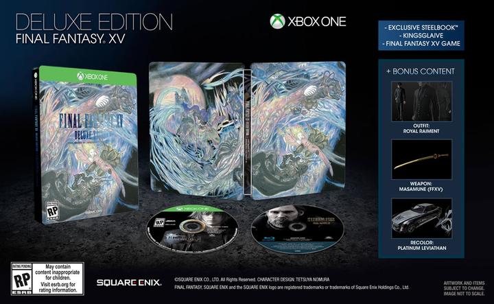 Image du produit Square Enix Xbox One Final Fantasy XV Deluxe Edition Steelbook (Xbox One S, Xbox One X, DE)