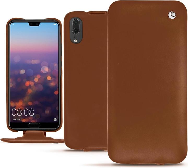 Productafbeelding Noreve Lederen omslag verticaal (Huawei P20)