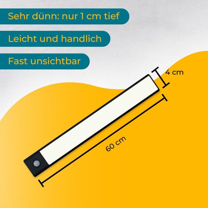 Immagine prodotto Hermex Lampada Luce Luce notturna Striscia luminosa Luce Rilevatore di movimento LED