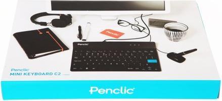Image du produit Penclic Mini Keyboard C2 USB noir design suédois clavier ergonomique français (DE, Filaire)