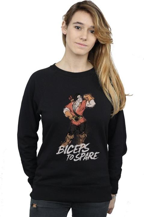 Immagine prodotto Disney Beauty And The Beast Gaston Biceps To Spare Felpa Donna (L)