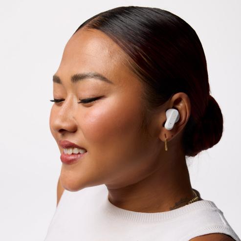 Immagine prodotto Skullcandy Dime Evo True Wireless In-Ear Bone/Orange (ANC, 36 h, Senza fili)