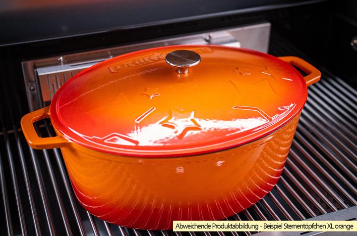 Immagine prodotto Grillfürst Pentola a stella Dutch Oven / girarrosto in ghisa - smaltata - XL - blu