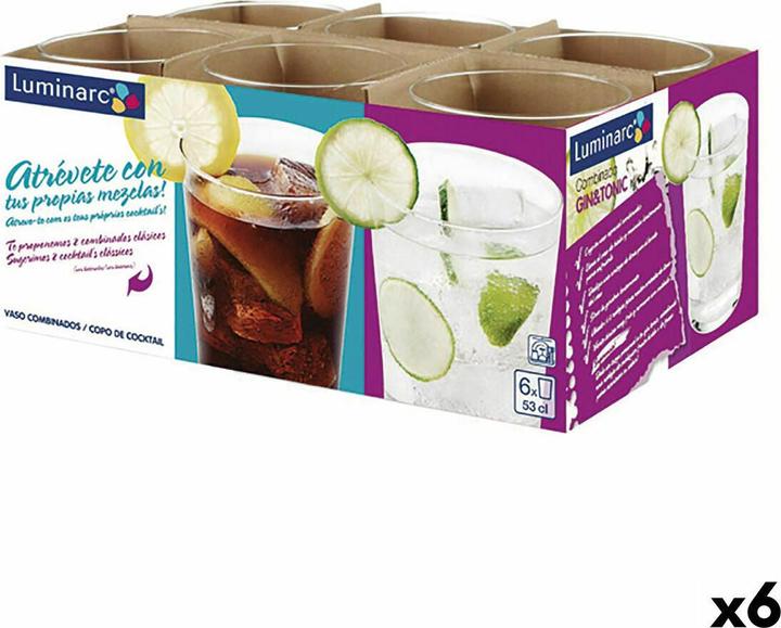 Actual product image Luminarc Drinking glass Sidra Gigante glass 6 pieces 530 ml (Pack 6x) (0.53 l, 6 x)