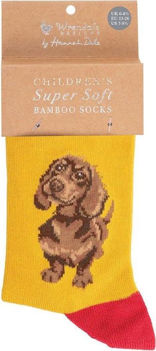 Produktbild Wrendale Design Kindersocken 'Little One' Dackel Grösse 27-31 (27 - 31)