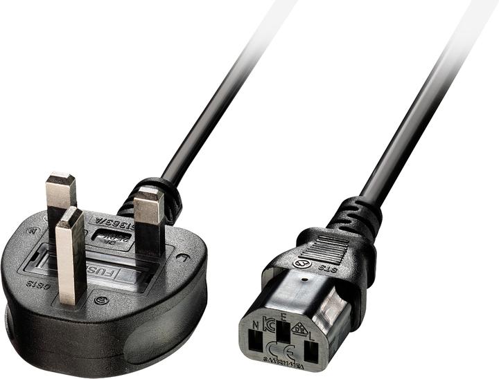 Produktbild Lindy IEC-Netzkabel UK (2 m)