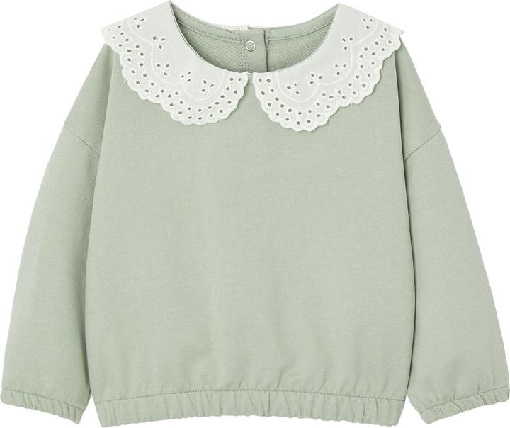 Actual product image Vertbaudet Baby sweatshirt with recycled polyester (74)