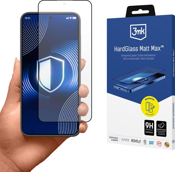 Actual product image 3MK HardGlass Matt Max Sam S24 S921 (Samsung Galaxy S21)
