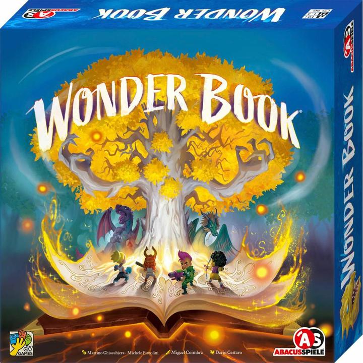 Abacus ABA33211 - Wonder Book, board game, for 1-4 players, ages 10+ (EN, DE edition) (German)