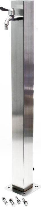 Immagine prodotto Wiltec Rubinetto d'acqua 95 cm colonna d'acqua in acciaio inox rubinetto quadrato da giardino