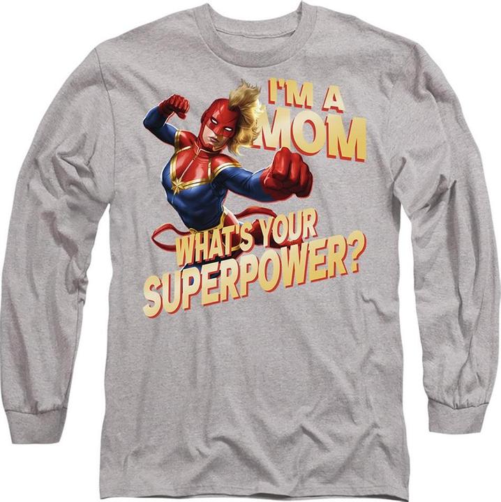 Image du produit Captain Marvel - T-shirt MOM SUPERPOWER - Adulte (XL)