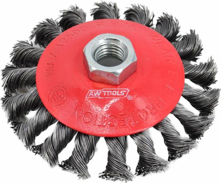 AW Tools Kūginis šepetėlis 125 mm M14 (AW55137)