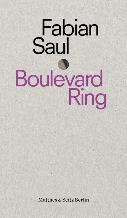 Produktbild BoulevardRing (Deutsch, Fabian Saul, 2018)
