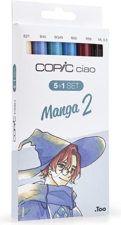 Immagine prodotto Copic Ciao Manga 2 (Multicolore, 3 mm, 6 x)