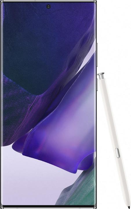 Immagine prodotto Samsung Galaxy Note 20 Ultra DE (256 GB, Mystic White, 6.90", Doppia SIM ibrida + eSIM, 108 Mpx, 5G)