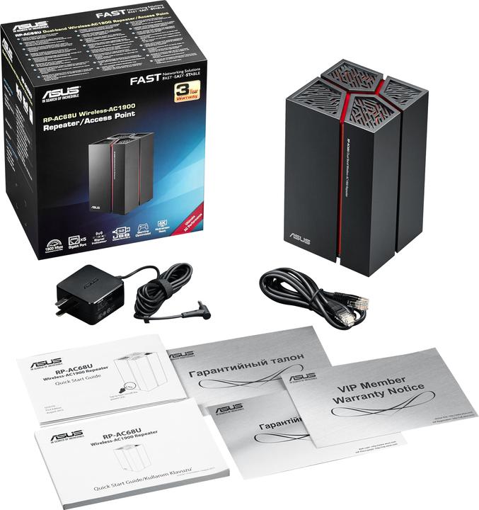 Actual product image ASUS Rp-Ac68u (1300 Mbit/s, 600 Mbit/s)