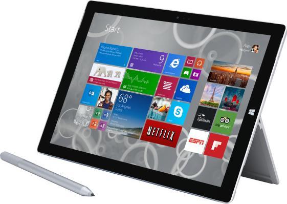 Produktbild Microsoft Surface Pro 3, 256GB SSD (12", Intel Core i7-4650U, 8 GB, 256 GB)