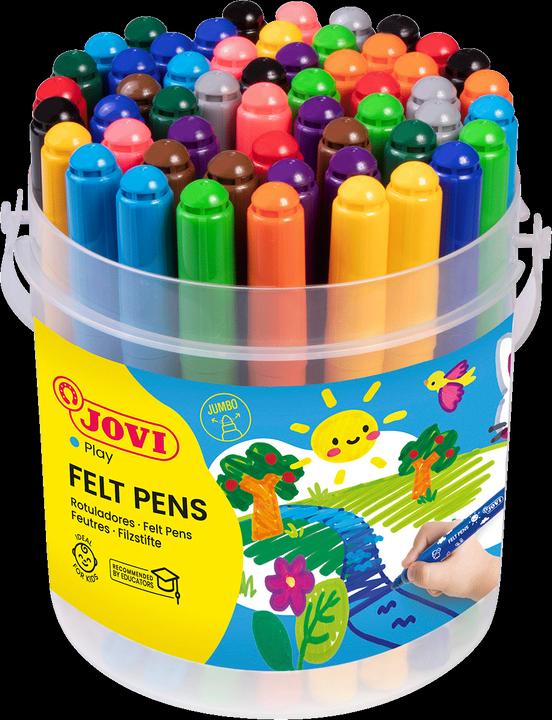 Image du produit Jovi Peintre en feutre (Multicolore, 48 x)