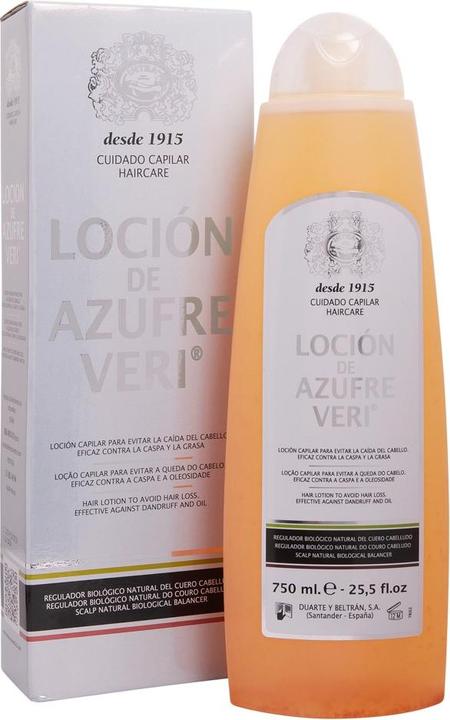 Image du produit Inteacosmetics AZUFRE VERI locion anti-caída 750 ml (750 ml)