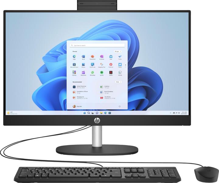 Image du produit HP AIO 24-cr0005nc/24"" IPS FHD AG/Core i7-1355U/32GB/1TB SSD/Intel Graphics/4xUSB/1xHDMI/RJ45/WI (Intel Core i7-1355U, 32 Go, 1000 Go, Intel Iris Graphics)
