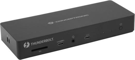 Produktbild Conceptronic Dock 13-in-1 USB-C->HDMI,2xUSB-A,USB-C,GbE 96W (USB-C, 13 Ports)