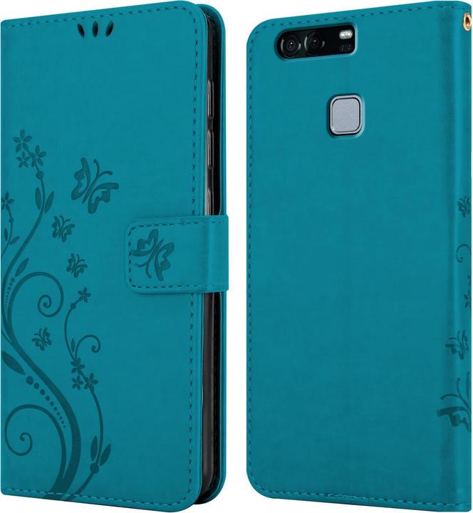 Actual product image Cadorabo Flower Book Cover (Huawei P9 Plus)