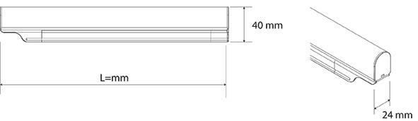 Actual product image L&S LED surface mounted lights Snite (1900 lm)